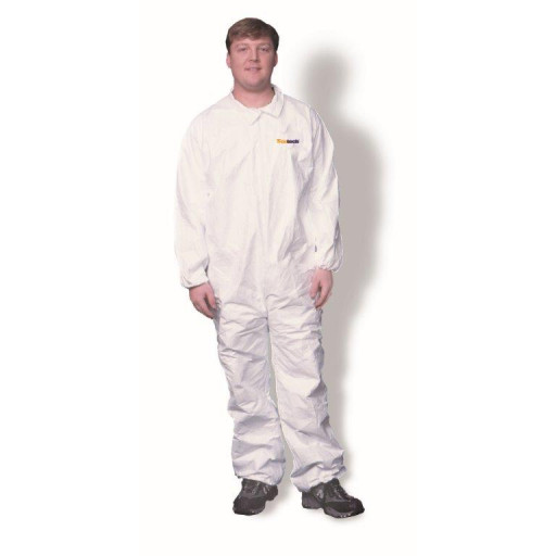 Suntech™ Microporous White Coverall - Disposable Clothing